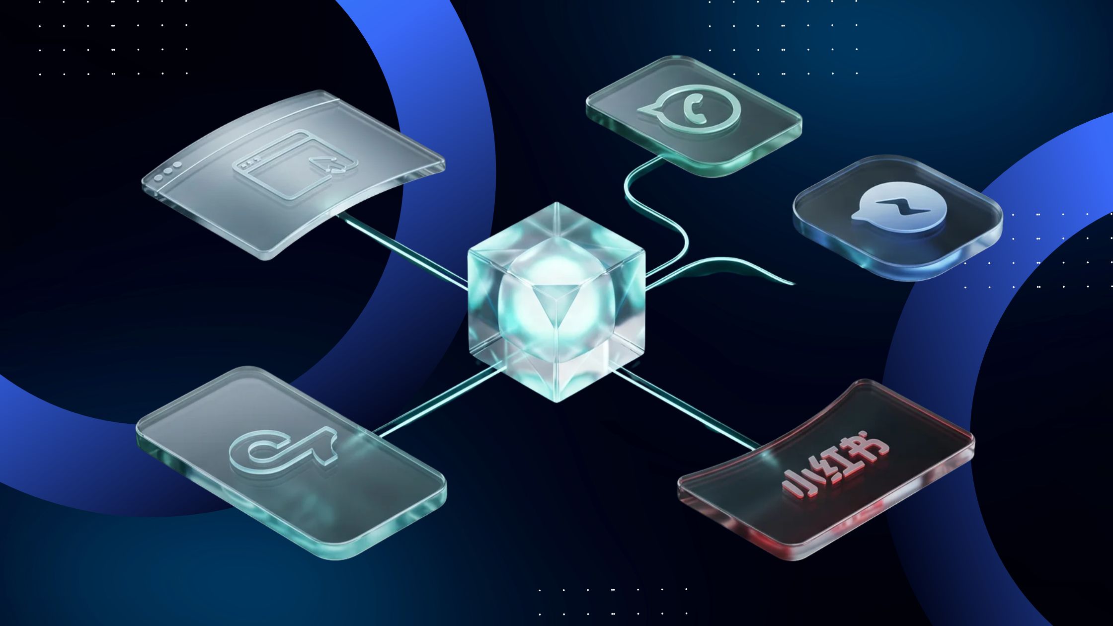 Lab51 AI agent deployed across website, WhatsApp, Messenger, TikTok, and Xiaohongshu